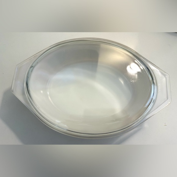 Vtg PYREX #045 Beige Bramble Casserole Dish W/Lid Gold Scroll 2.5 Quart Ovenware - Picture 6 of 15